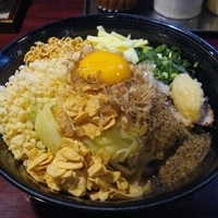 「まぜそば 750円」@拉麺 空海 本店の写真