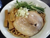 「比内地鶏脂の油そば（大盛）」@音麺酒家 楽々の写真