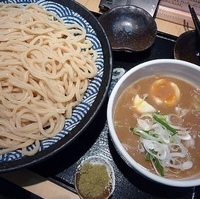 「つけめん（チャーシュー1枚+味玉+ネギトッピング）」@つけ麺 道の写真