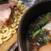 「メガ濃厚鶏白湯つけ麺【限定】+マイ箸味玉 850円」@らーめん処 ○はの写真