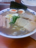 「重厚そば大盛り+味玉(サービス)」@重厚煮干中華そば 大ふく屋 川口店の写真