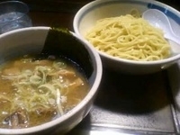 「塩つけ麺+自家製メンマ（850円）」@天空の写真