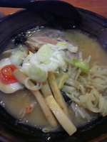 「味噌らぁめん800円+手打ち20円+爆汁ギョーザ380円」@爆じゅう餃子 餃点の写真