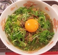 「牛ねぎ玉らぁめん:540円」@すき家 上池台三丁目店の写真