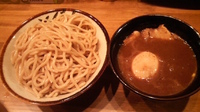 「特製つけ麺・大盛」@馳走麺 狸穴の写真