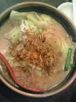 「北海道味噌野菜ラーメン」@麺場 田所商店 本店の写真