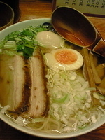 「和風柳麺（650円）+大盛（100円）+味玉子（100円）」@麺屋ひょっとこの写真