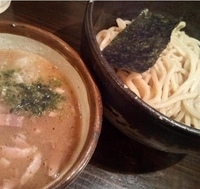 「半肉塩つけそば（900円）」@鶏そば専門店 前略。まるきゅうの写真