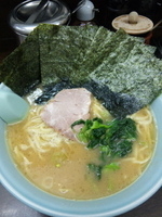 「のりラーメン中盛り 麺カタメ【750円】」@とんぱた亭 片倉町店の写真