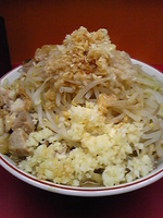 「らーめん大（アブラダブル ニンニクトリプル）」@モッコリ豚の写真