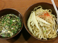 「正油つけ麺」@イツワ製麺所食堂 東神奈川店の写真
