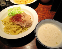 「鶏塩ポタージュつけ麺」@うぜんの写真