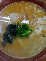 「みそネギラーメン￥600」@タンポポ亭の写真