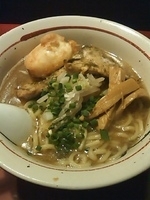 「玉豚天ら～麺」@麺屋武蔵 二天 池袋店の写真