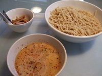 「イツワつけ麺（太麺350g）」@イツワ製麺所食堂の写真