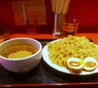 「つけめん大盛+煮玉子」@麺家 宝の写真