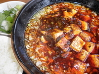 「麻婆麺セット（820円）」@中国四川料理 天府仙臺の写真