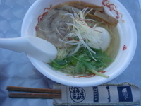 「<Bee Hive>塩ラーメン“Naminori”+味玉」@お台場ラーメンPARKの写真