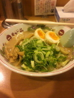 「半熟味たま（こってり・ニンニク入り） 800円」@天下一品 水海道店の写真