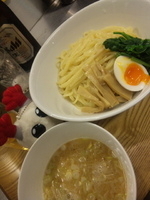 「塩つけ麺+ビール」@麺食堂 Xの写真