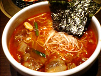 「カルビラーメン（850円）」@焼肉名菜 福寿 ミウイ橋本店の写真