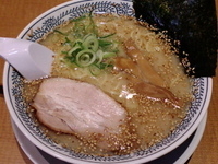 「こってりとんこつ白醤（麺かため）￥661」@丸源ラーメン 足利店の写真