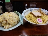 「油そば+チャーハン」@珍々亭の写真