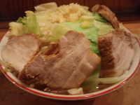 「ぶた入り 大 （950円）（野菜増し・ニンニク）」@大二郎の写真