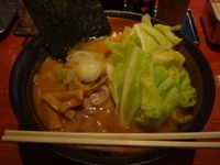 「みそラーメン+キャベツ トッピング」@北海道らーめん 楓 平和島店の写真