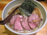「しおちゃぁしゅうめん（大盛）+餃子」@○心厨房の写真