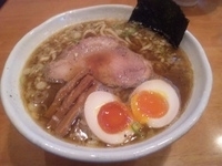 「らぁ麺 （大盛り 300g） 800円 + 味玉 100円」@麺道 GENTENの写真
