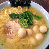「醤油ラーメン（大） 780円」@横浜家系ラーメン 港家の写真