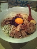 「まぜそば 大盛」@つけ麺 翼の写真