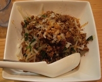 「汁なし担々麺（激辛）」@かつぎやの写真