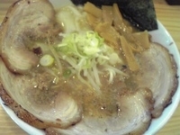 「チャーシューワンタン麺+ライス大盛」@中華そば 醤者の写真