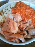 「オロチョンラーメン（550円）+ぶたぶた（200円）」@にかいやの写真