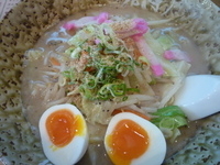 「ちゃんラーメン煮玉子入り 375円（福岡ウォーカー1月号半額クー」@博多ちゃんぽん・つけ麺 ちょきの写真