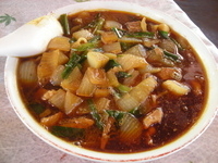 「アリランラーメン大（ちょい辛め）750円」@アリランらあめん 八平の写真