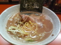 「ラー麺+ごはん（小）」@極濃麺家初代 一本氣の写真