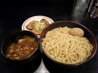 「つけそば（中盛）+味玉+炙りトロチャーシュー」@BASSO ドリルマンの写真