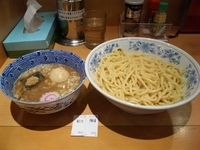 「味玉つけめん（あつもり）+大盛」@六厘舎の写真