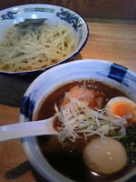 「我龍つけ麺+味玉」@麺屋我龍の写真