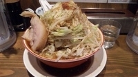 「野郎ラーメン 大盛 野菜まし 【850円】」@重厚煮干中華そば 大ふく屋 上野店の写真