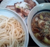 「ネギチャーシューつけめん（900円）」@手打ラーメン 長八の写真