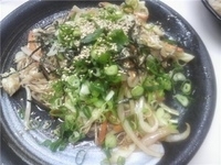 「焼きラーメン+半チャーハン+餃子+激辛辛子高菜」@元祖中州ラーメン一竜の写真