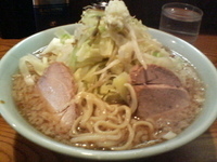 「小ラーメン（ニンニク、野菜）」@ラーメン二郎 亀戸店の写真