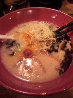 「赤丸かさね味」@博多一風堂 錦小路店の写真