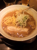 「赤みそらーめん」@味噌らーめん みつか坊主 大阪空港本店の写真