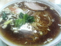 「らーめん+半チャーハン」@中華料理 萬来軒の写真