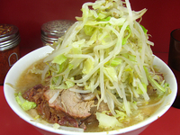 「小ぶたダブル（ニンニクヤサイ）@850」@ラーメン二郎 ひばりヶ丘駅前店の写真